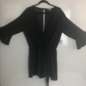 NWT Charlotte Russe polka dot jumpsuit sz XL